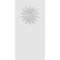 Ekena Millwork Standard Foster Flower Plinth Block With Square Edge, 4 1/2"W x 9"H x 3/4"P PBP045X090X075FOS09 - alternate 2